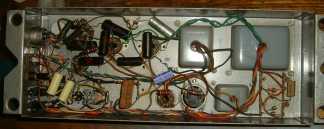 Modified 145 Leslie amplifier, before restoration & standardising